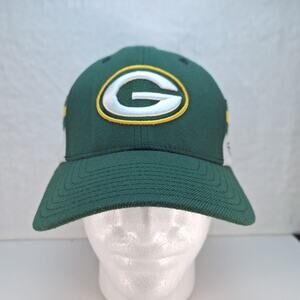 Green Bay Packers Hat Cap Flexfit OSFA Football Reebok NFL On Field Official